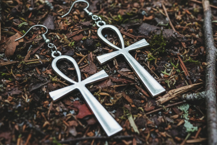 Hippie Peace Style Earrings.