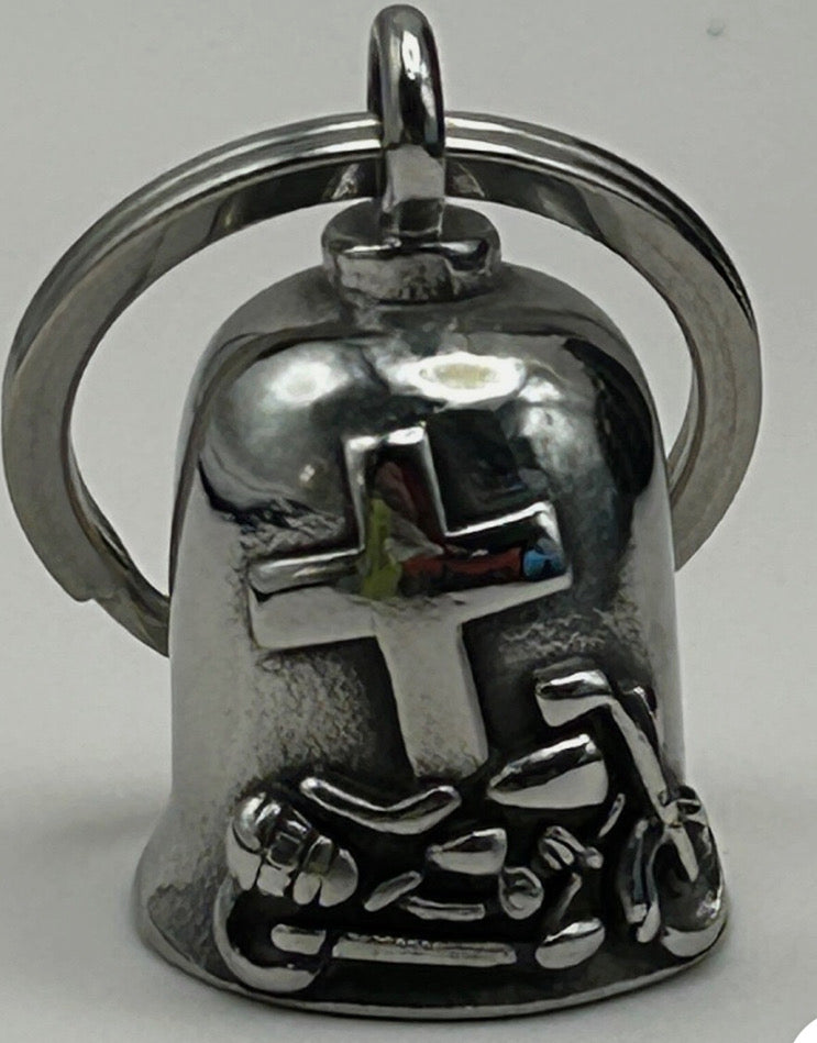 Motorcycle guardian bell. Protection from harm.