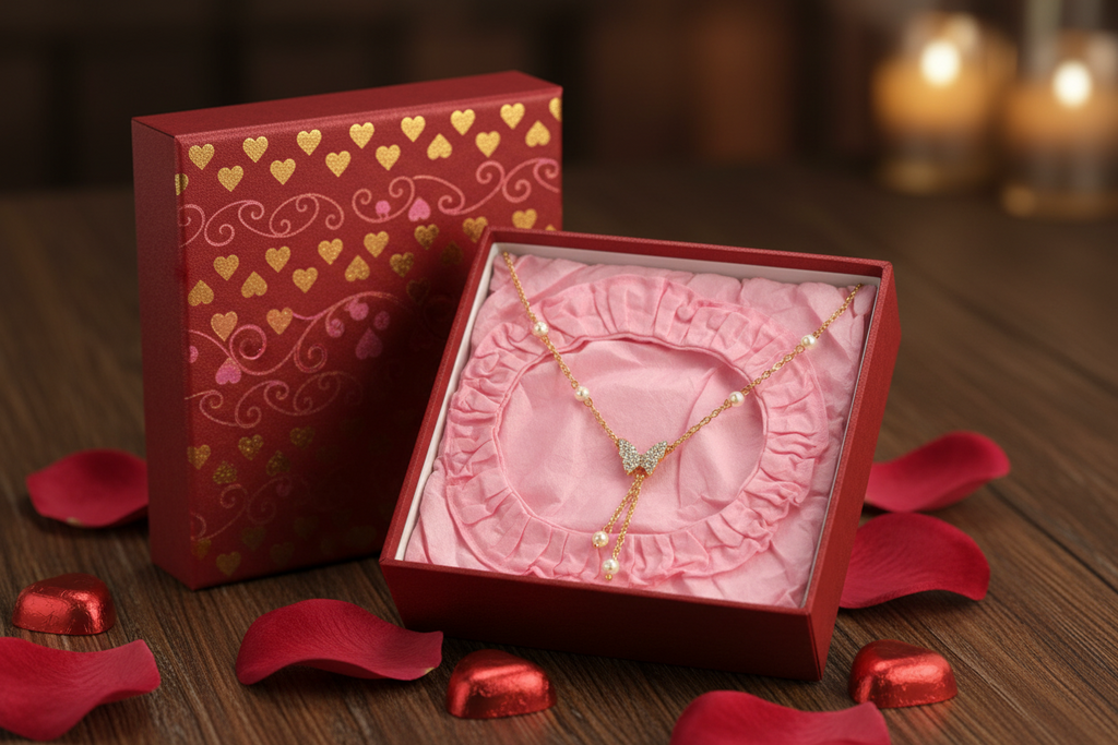 Butterfly Pearls Necklace