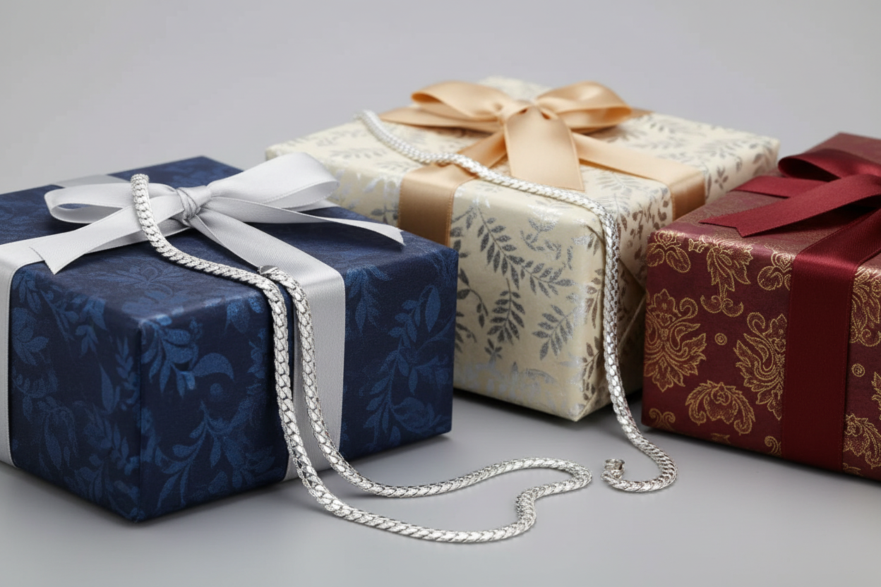 Interlocking Sterling Cross Necklace.