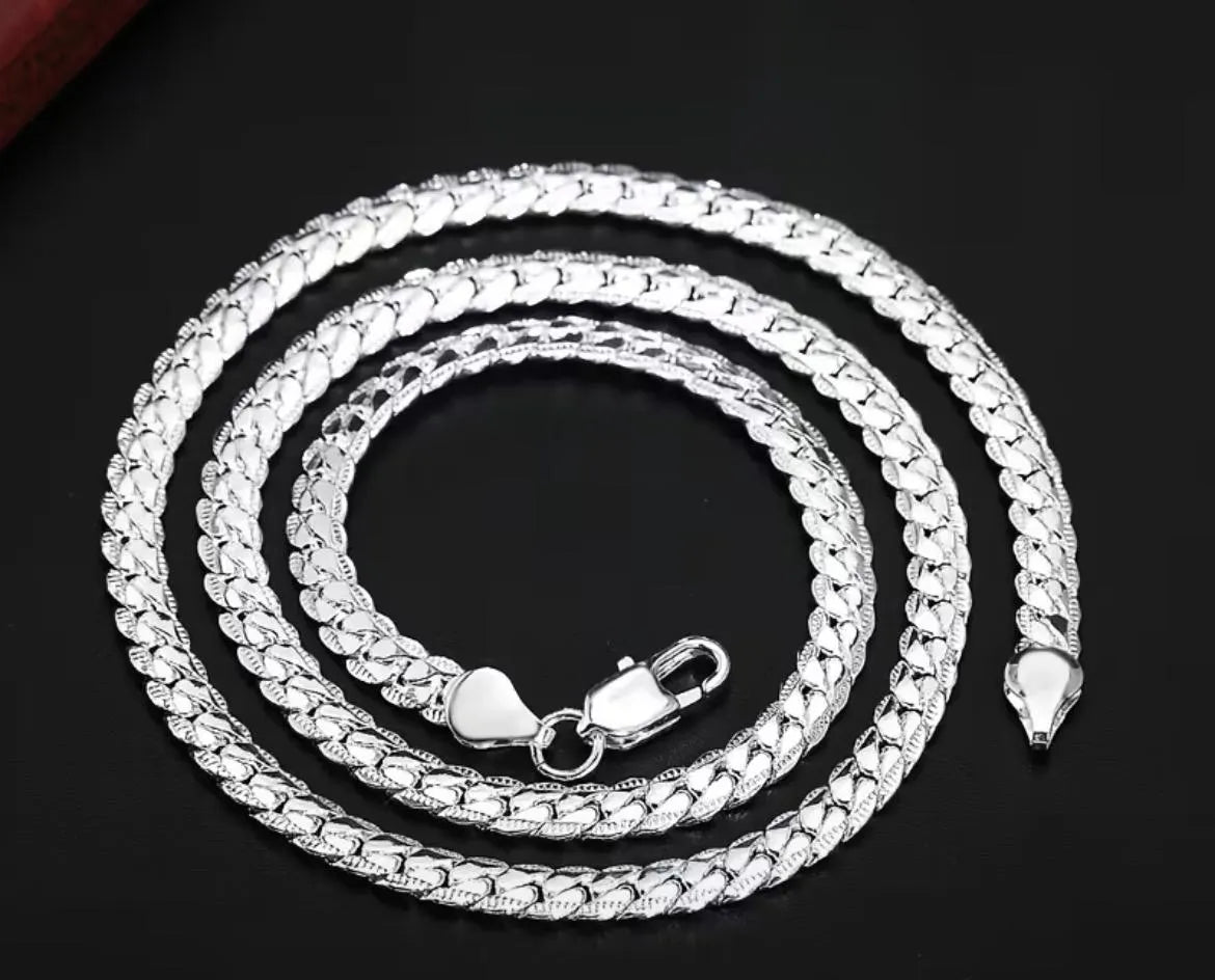 Interlocking Sterling Cross Necklace.