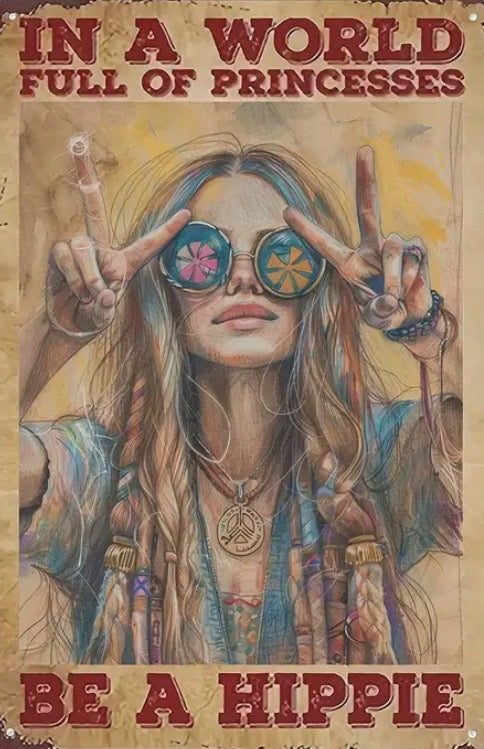In a whirl full of princesses, be a hippie