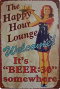 Happy hour lounge welcome its beer 30