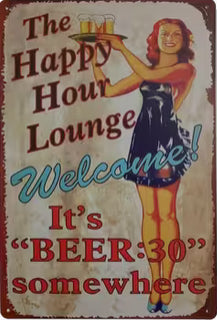 Happy hour lounge welcome its beer 30
