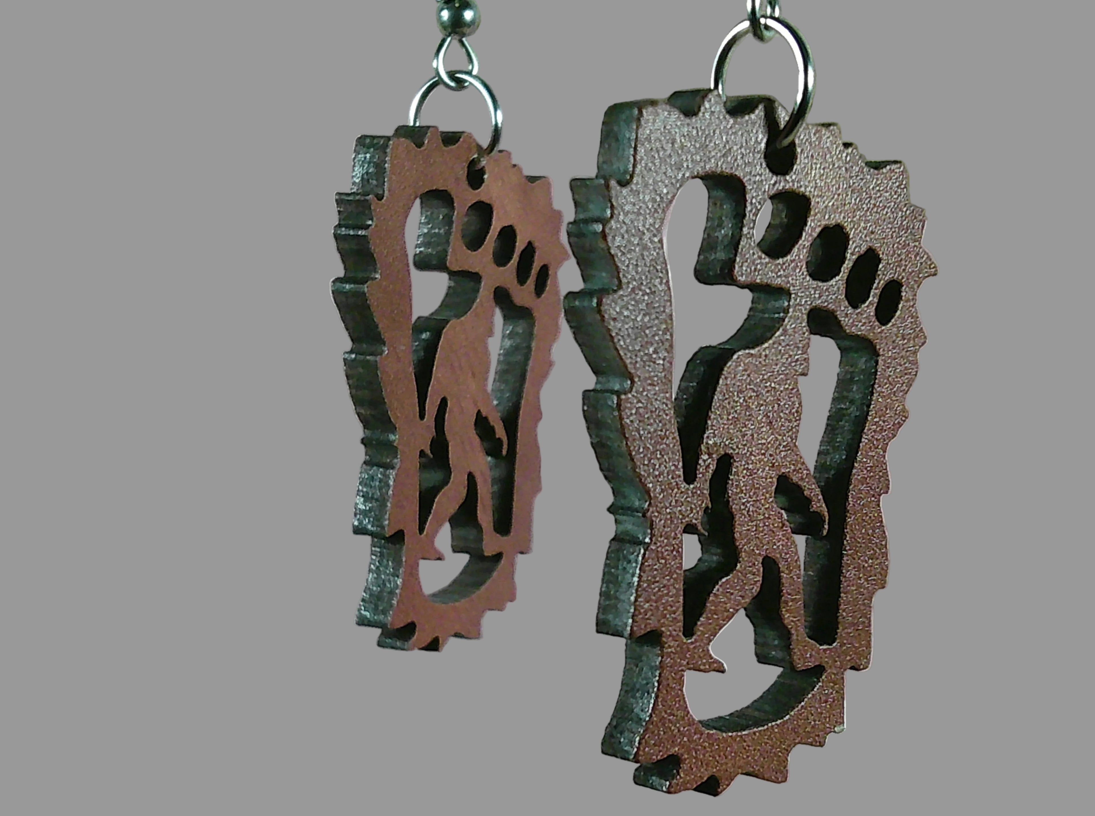 Bigfoot Earrings