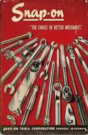Snap-On Tools sign