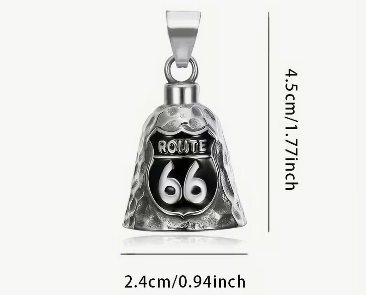 Motorcycle guardian bell. Protection from harm.