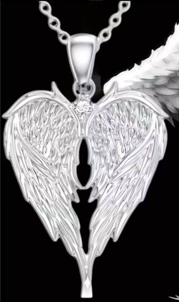 Silver Wings Necklace