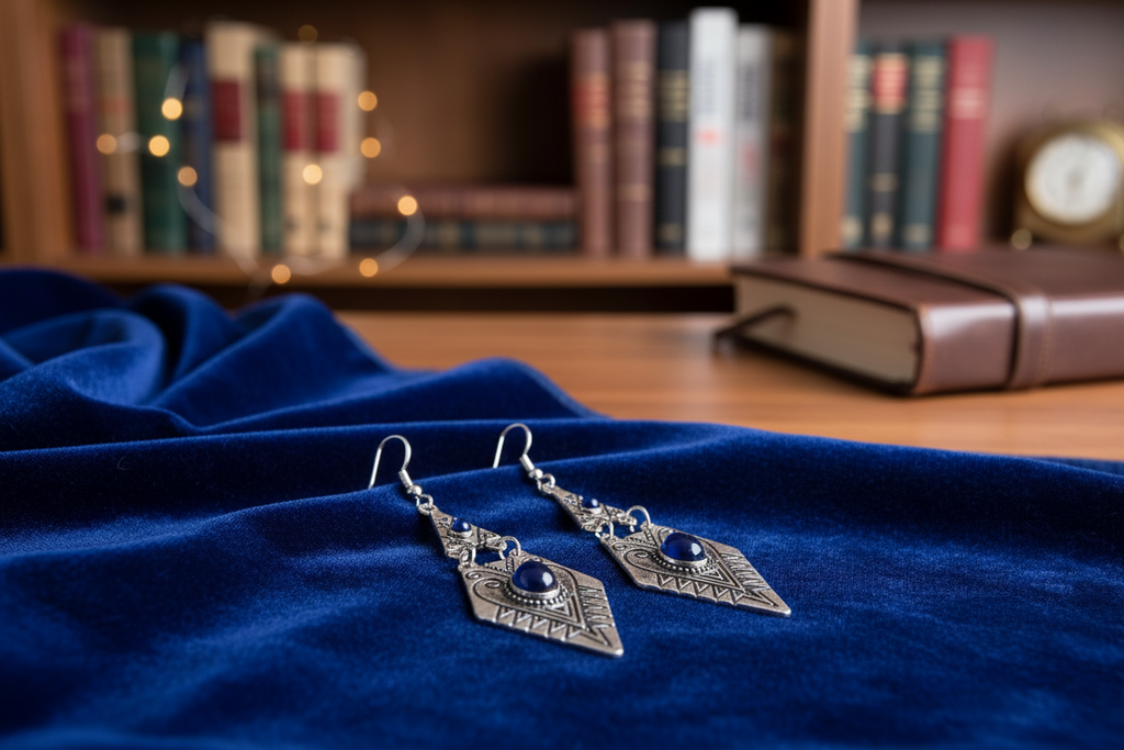 Bohemian earrings. 2 piece fashion earrings.