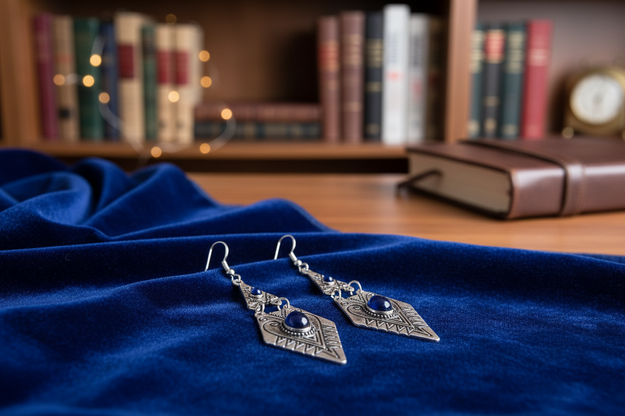 Bohemian earrings. 2 piece fashion earrings.