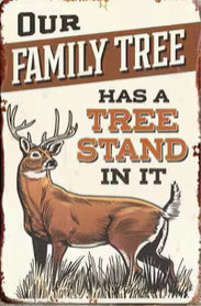 Our family tree has a tree stand in it