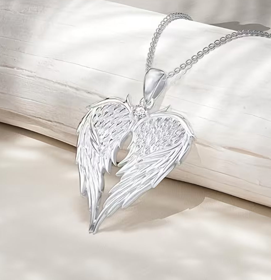 Silver Wings Necklace