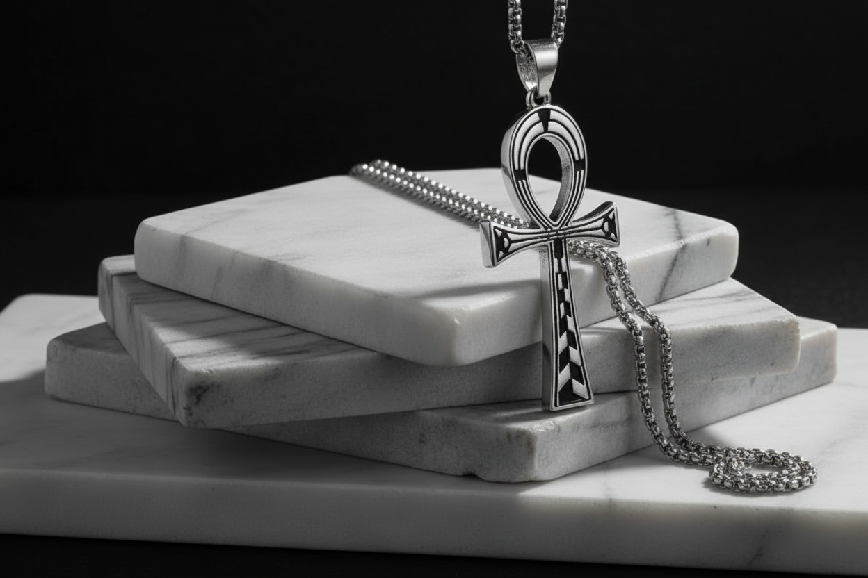 Egyptian Pendant Necklace .