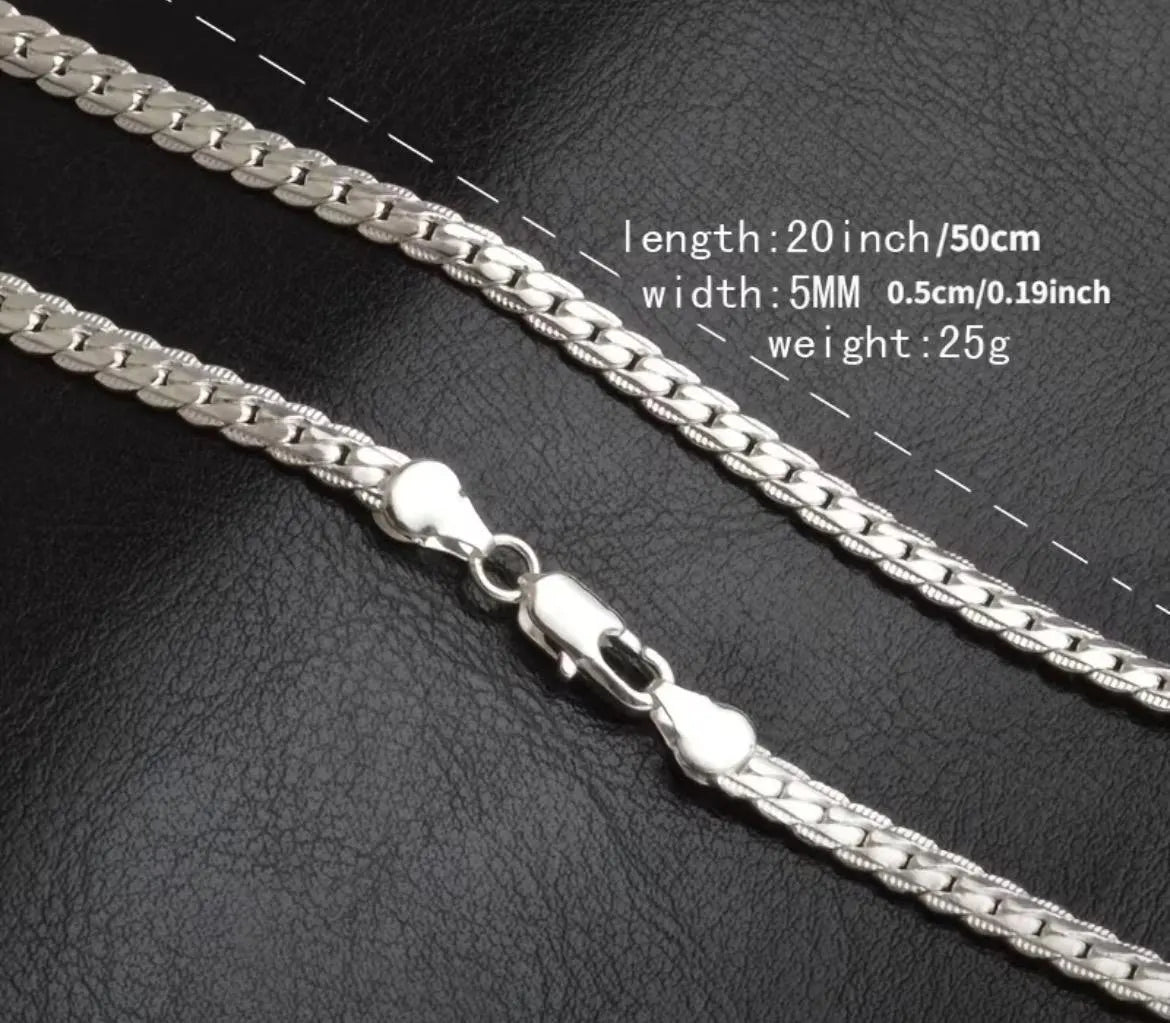 Interlocking Sterling Cross Necklace.