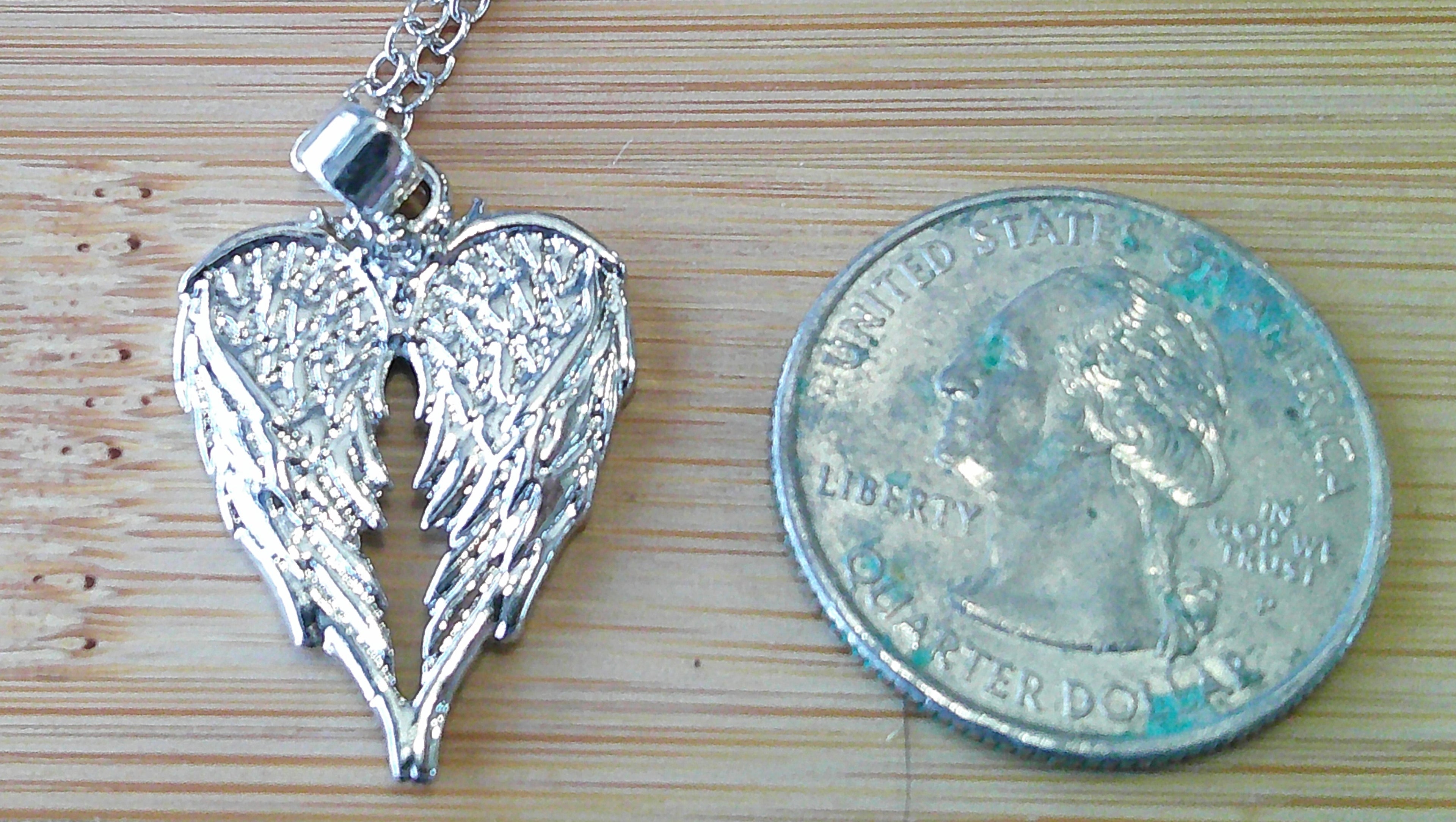 Silver Wings Necklace