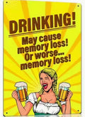 Drinking may cause memory loss