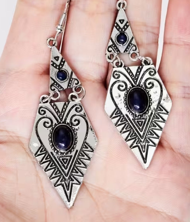 Bohemian earrings. 2 piece fashion earrings.