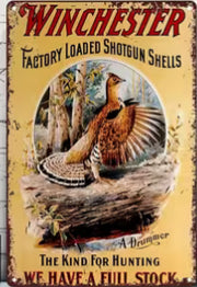 Winchester shells, garage wall art