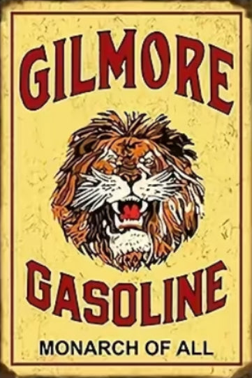 Gilmore gasoline garage sign