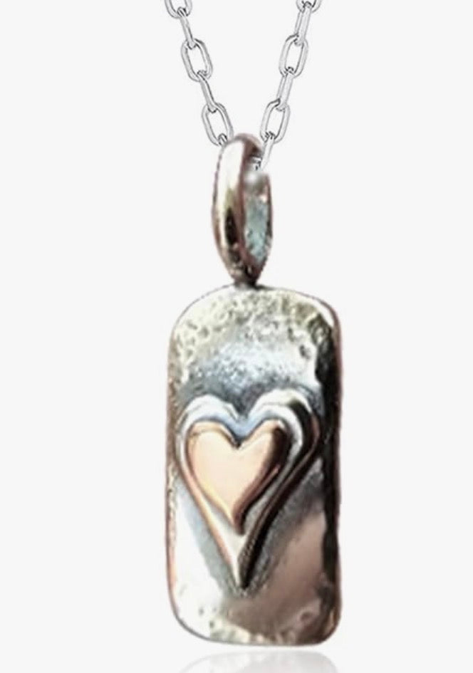 Retro Punk Funky Heart Style NECKLACE