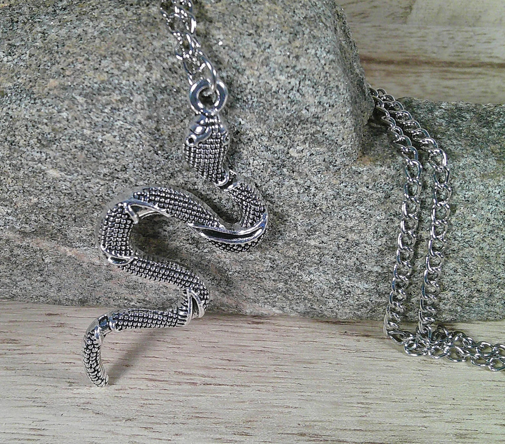 Snake Pendant Necklace.