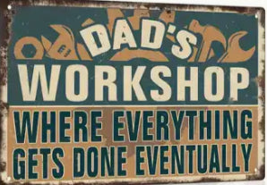 Dad‘s workshop where everything gets done eventually