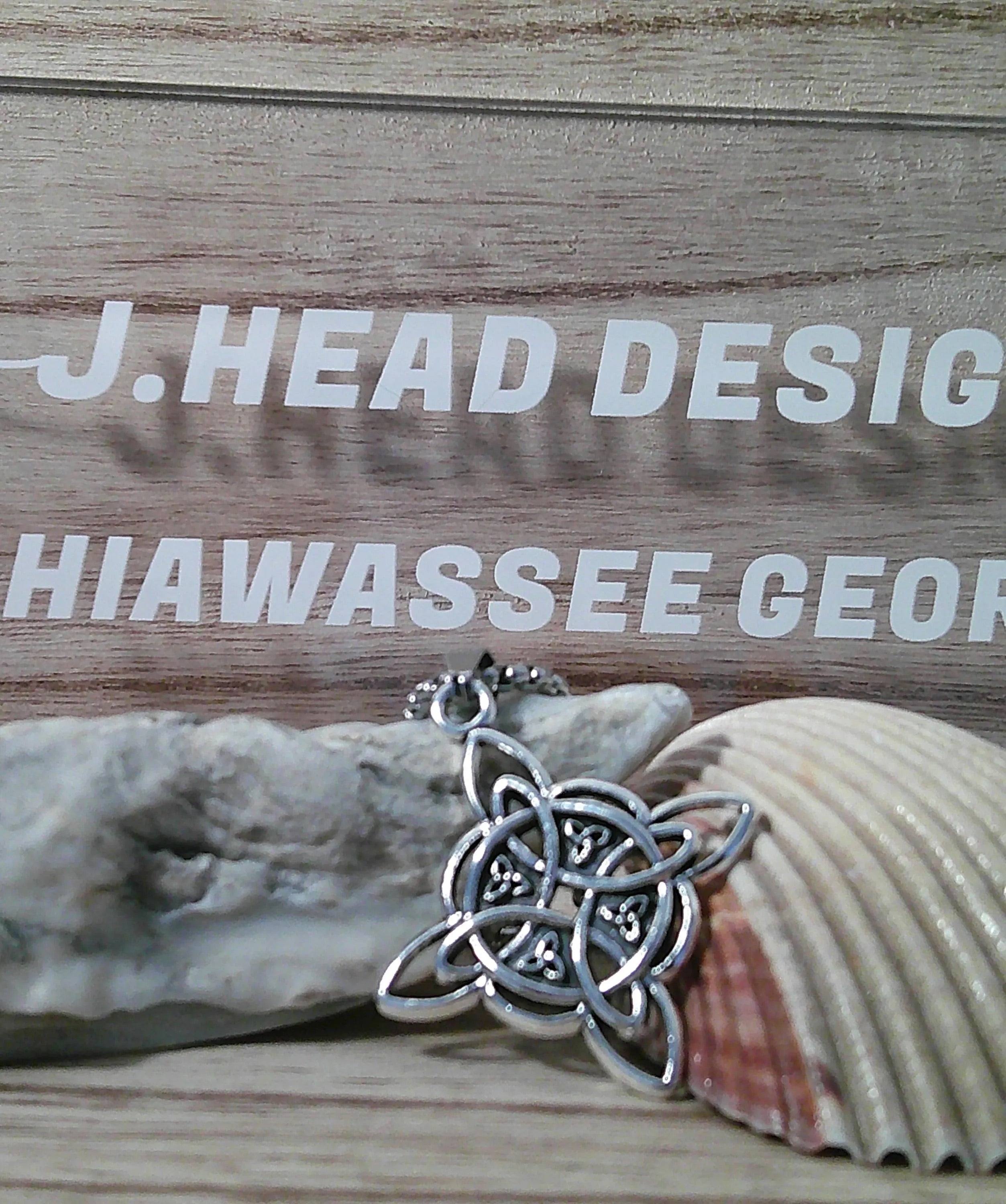 Witches Knot Necklace. Gothic and punk style.