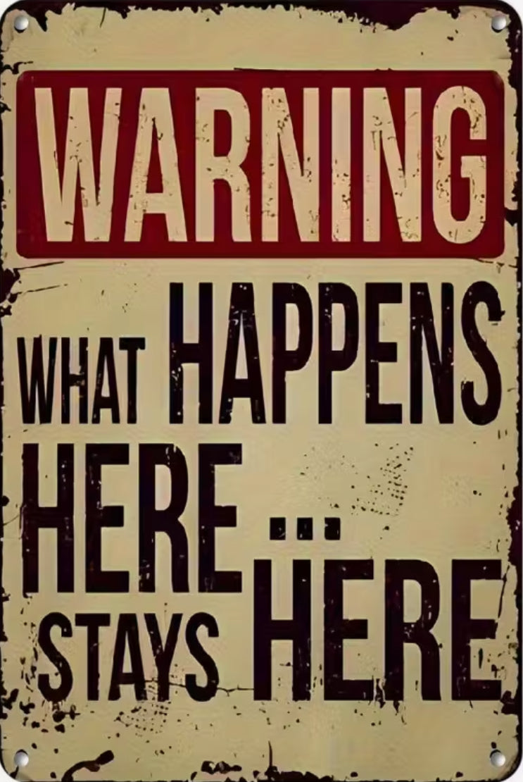 What happens here stays here