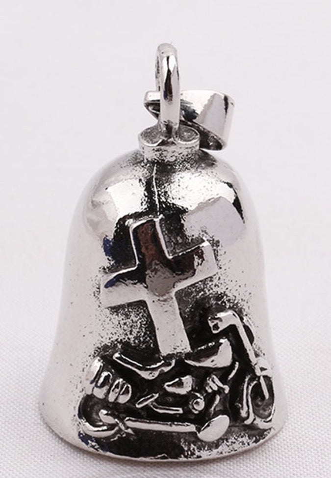 Motorcycle guardian bell. Protection from harm.