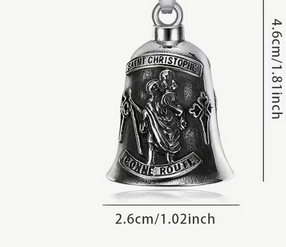 Motorcycle guardian bell. Protection from harm.